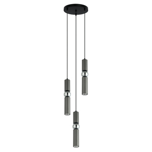 Závěsné svítidlo Italux Isidora GU10 3x černé PND-14290-3-GR small 1