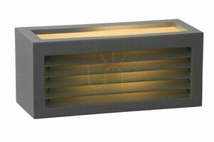 Venkovní nástěnné svítidlo Lucide Dimo antracit IP54 E27 25 cm 27853/01/30 small 0