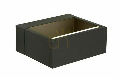 Kontrola Venkovní nástěnné svítidlo Lucide GOA antracit LED 6W IP54 3000K 28857/06/30