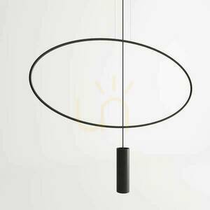 Závěsné svítidlo Thoro HOLAR 1 černé 81 cm GU10 small 1
