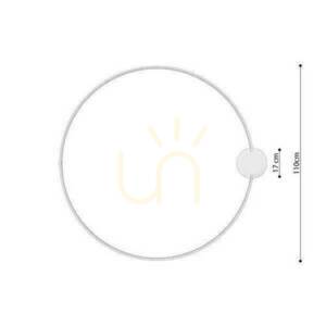 Bílé stropní LED svítidlo Thoro RIO 110 TH.133 70 W 7820 lm 3000 K 110 cm small 14