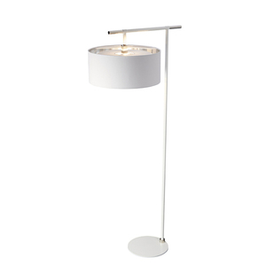 Balance 1 Light Stojací lampa - bílá a leštěný nikl Elstead small 0
