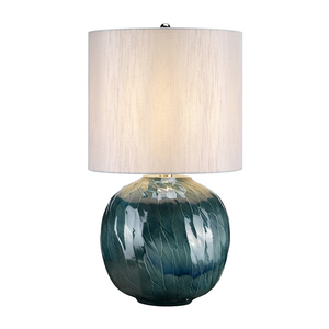 Blue Globe 1 Light Stolní lampa Elstead small 0