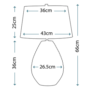 Brunswick 1 Light stolní lampa Elstead small 2