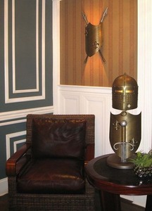 Crusader 1 Light Stolní lampa Elstead small 1