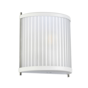Nástěnné svítidlo Corona 1 Light - bílý leštěný nikl Elstead small 1