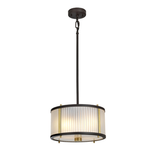 Corona 2 Light Pendant - Museum Bronze Elstead small 0