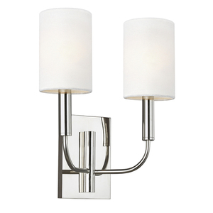 Nástěnné svítidlo Brianna 2 Light - leštěný nikl Elstead small 0