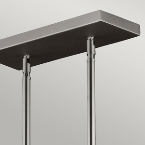 Lustr Hobson 3 Light Island Satin Nickel Elstead small 1