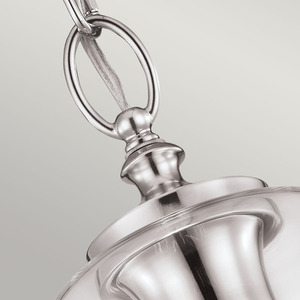Malá závěsná lampa Hounslow 1 leštěný nikl Elstead small 2