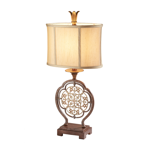 Kontrola Marcella 1 Light Stolní lampa Elstead