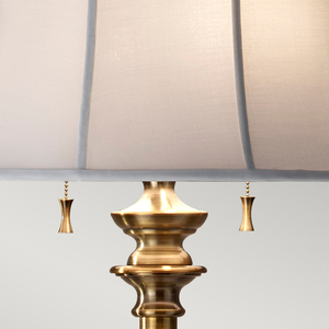 Kajuta 2 lehká stojací lampa - Bali Brass Elstead small 4