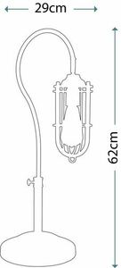 Městská obnova 1 světelná stolní lampa Elstead small 1