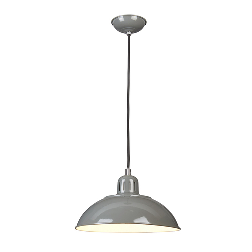 Kontrola Světlý přívěsek Franklin 1 - Grey Elstead