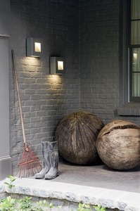 Malé nástěnné LED svítidlo Luna - Satin Black Elstead small 1