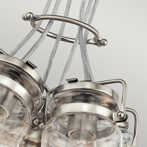 Brinley 6 Light Pendant - Brushed Nickel Elstead small 3