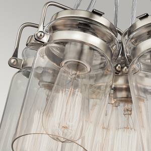 Brinley 6 Light Pendant - Brushed Nickel Elstead small 4