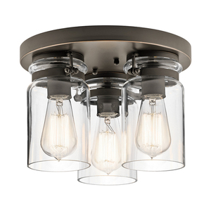 Plafón Brinley 3 - Olde Bronze Elstead small 0
