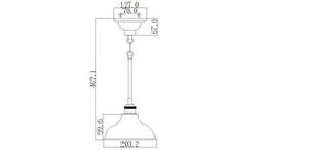 Cobson 1 Light Mini Pendant Lamp - Natural Brass Elstead small 2