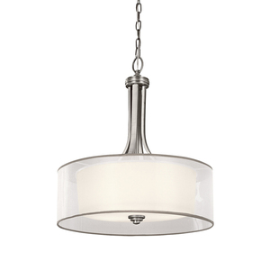 Velká závěsná lampa Lacey 4 - starožitný cín Elstead small 0
