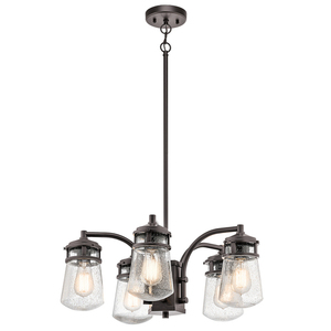 Venkovní lustr Lyndon 5 Light - architektonický bronzový Elstead small 0