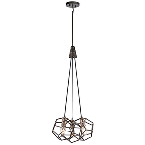 Rocklyn 3 Light Lustr Elstead small 0