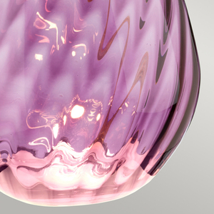 Stolní lampa Lena 2 Light Small Plum s šedobílým stínidlem Elstead small 2