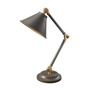 Provence Element 1 Light Mini stolní lampa - tmavě šedá/stará mosaz Elstead small 0