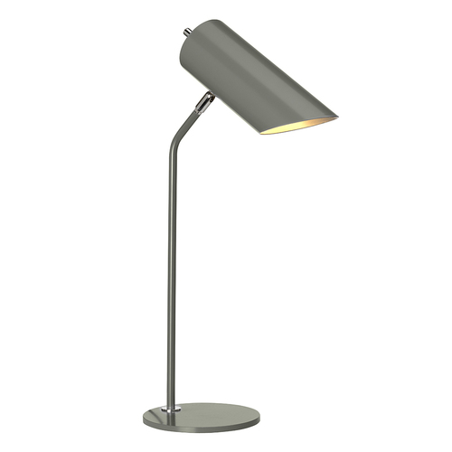 Kontrola Světlá stolní lampa Quinto 1 - Tmavě šedý leštěný nikl Elstead