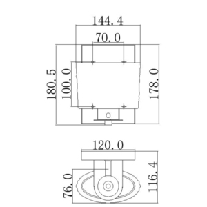 Výhled na moře 1 Light Wall Light Elstead small 1