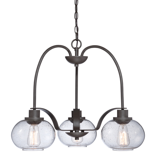 Kontrola Trilogie 3 Light Chandelier - Old Bronze Elstead