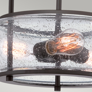 Trilogie 3 Light Medium Semi-Flush - Old Bronze Elstead small 3