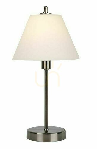 Kontrola Stolní lampa Lucide TOUCH stříbrná sklo retro 22 cm E14 12561/21/12