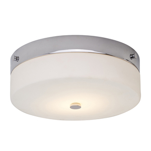 Tamar 1 Light Large Flush Light – leštěný chrom Elstead small 0