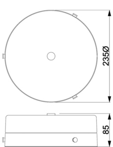 Tamar 1 Plafond - leštěný chrom Elstead small 4