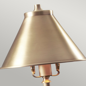 Provence 1 Light Stick Lamp - Aged Brass Elstead small 1