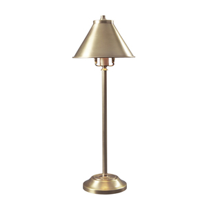 Provence 1 Light Stick Lamp - Aged Brass Elstead small 0