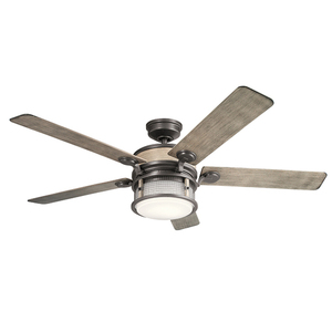 Ventilátor Ahrendale z tepaného železa, LED IP44 152cm 0 Ventilátor Ahrendale z tepaného železa, LED IP44 152cm small 0