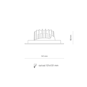CL DIA LED 18W 3000K 8722 Nowodvorski Downlight small 8