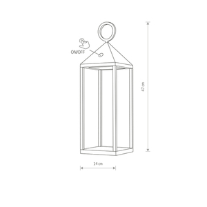 PICNIC LED bezdrátová zahradní lucerna 8177 Nowodvorski small 3