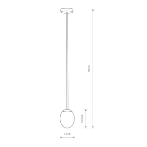 Závěsná lampa ICE EGG A 8124 Nowodvorski small 3
