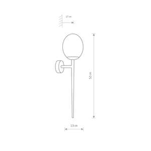 Nástěnné svítidlo TORCH 8123 Nowodvorski small 3