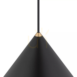 Závěsné svítidlo Nowodvorski ZENITH S 7996, černé s mosazí, GU10 small 4