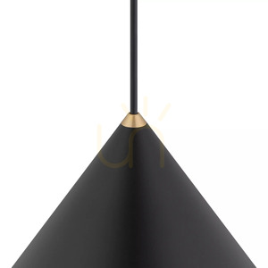 Závěsné svítidlo Nowodvorski ZENITH L 8005, černé s mosazí, 50 cm small 4
