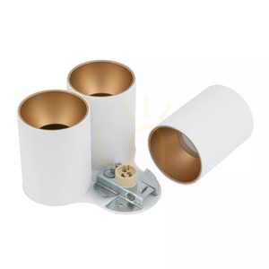 Přisazené stropní svítidlo Nowodvorski EYE TONE 7666 bílé a zlaté 3×GU10 small 6