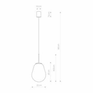 Závěsná lampa PEAR S 7800 Nowodvorski small 3