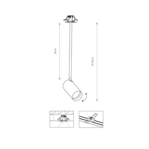 Downlight MONO SURFACE LONG M 7742 Nowodvorski small 1