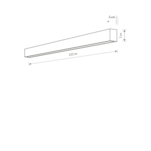 Nástěnné svítidlo STRAIGHT WALL LED L 7560 Nowodvorski small 1