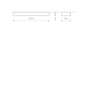 MĚKKÝ STROP LED 90X20 7531 Strop Nowodvorski small 3