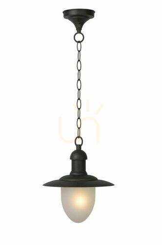 Kontrola Venkovní závěsné svítidlo Lucide Aruba hnědé IP44 E27 11872/01/97